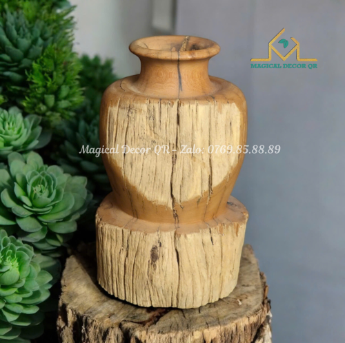 22 CT rosewood vase - large hole (2)