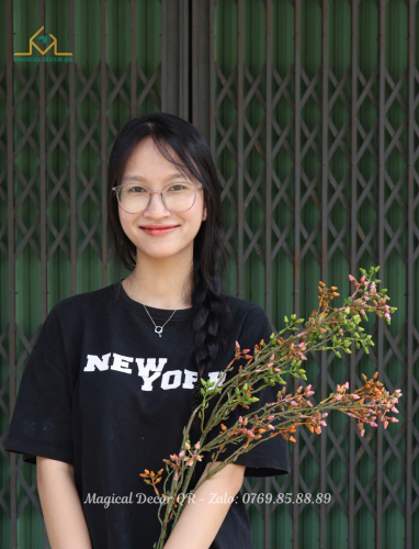 Chili flower branches