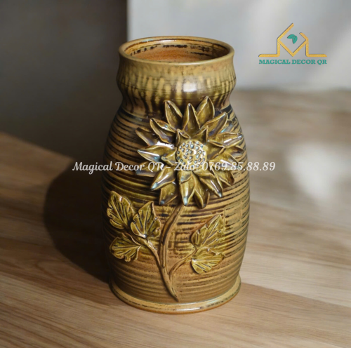 Sunflower jar