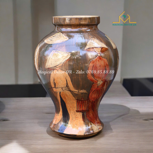 Vietnamese shape claw jar