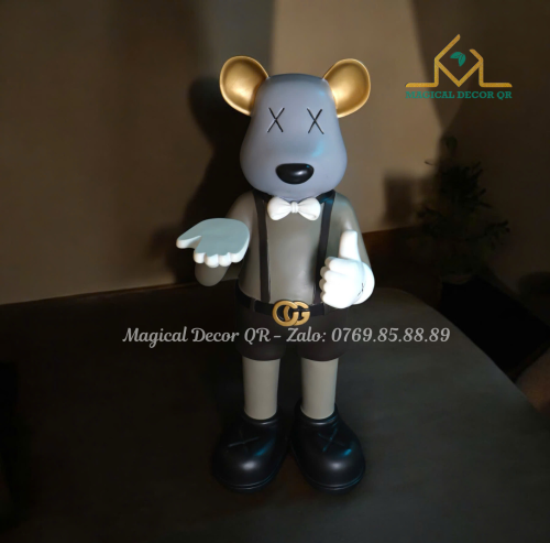 Grizzly bear carrying tray - small size