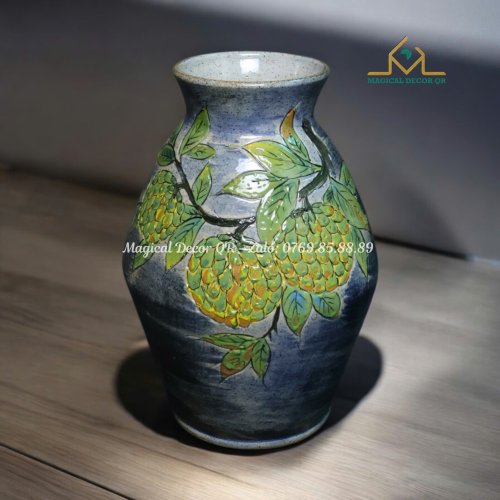 Stroking the custard apple branch