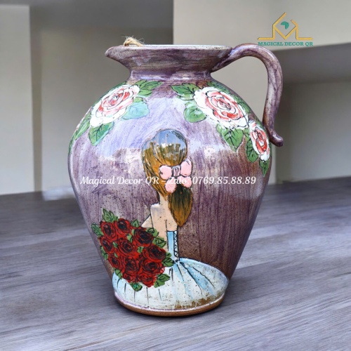 Stroking the Rose Girl's Hand