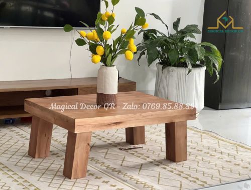 Low rectangular table 75x57x32