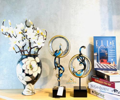 Peacock circle set (pair)